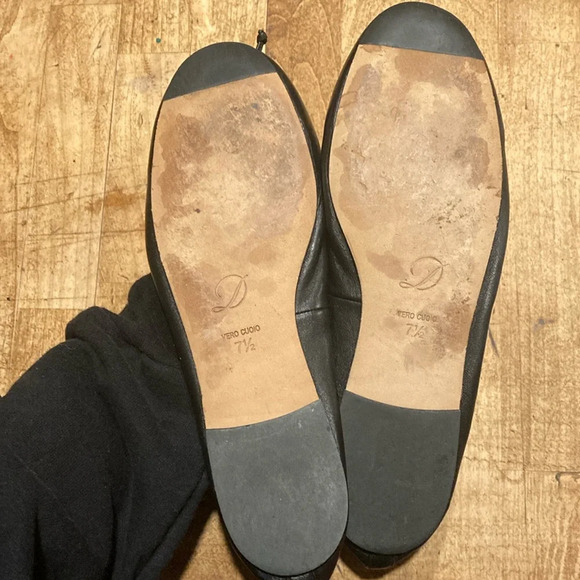 Delman Black Ballet Flats - Picture 4 of 4
